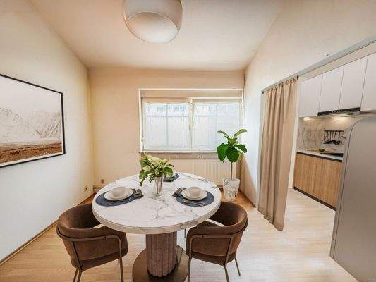 Essbereich + Küche digital bearbeitet