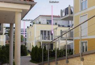 Blick auf die Wohnung im 1. OG