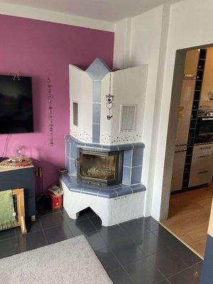 Wohnzimmer mit Ofen