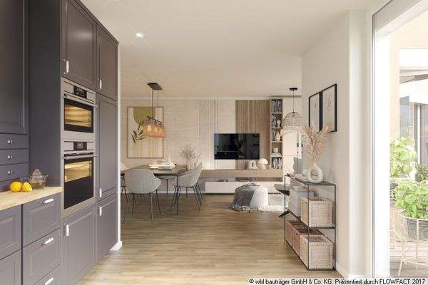 maßstabsgetreue Visualisierung Wohnung 113