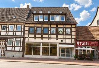 Vorderansicht des Hauses