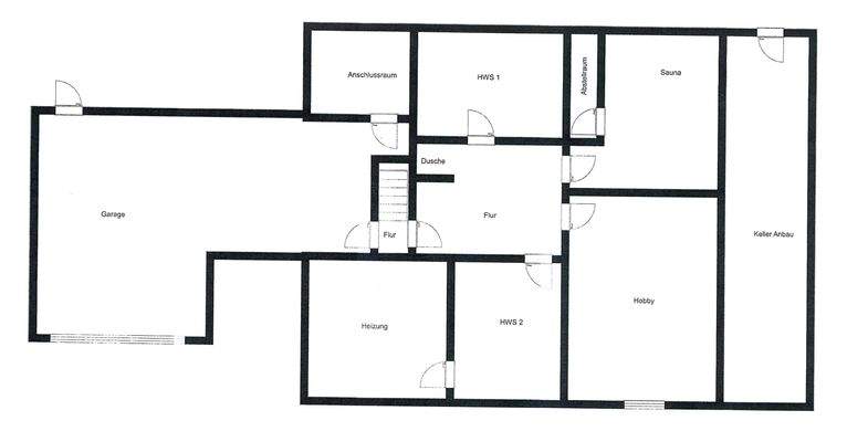 Grundriss KG/Garage