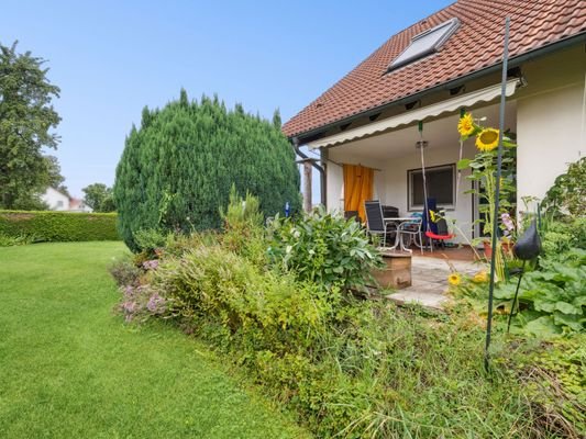 Blick zur Terrasse