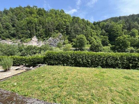 Garten Aussicht Richtung Ybbs