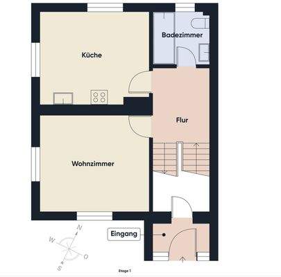 Grundriss ohne Maßstab / EG