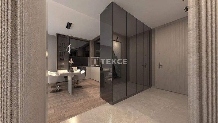 Chic Design 2-Bedroom Flats in a Project in Ankara