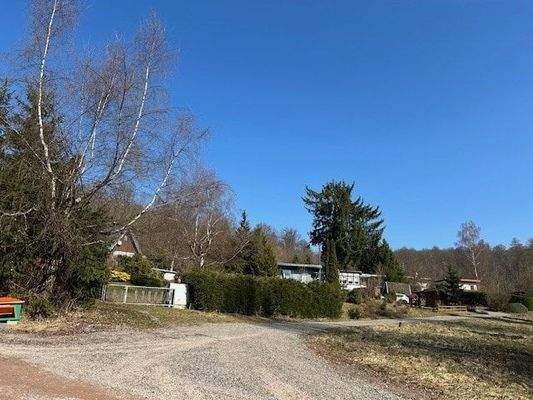 Zufahrt zur Wochenendhaussiedlung