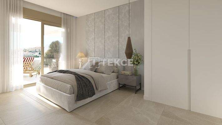 Apartments with Gardens and Pools in Mijas Spain