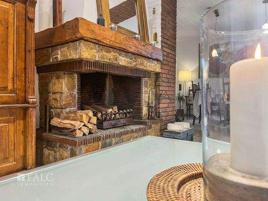 Kamin im Wohnbereich