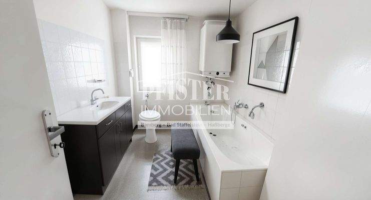 Badezimmer EG Anbau - (KI generiert)