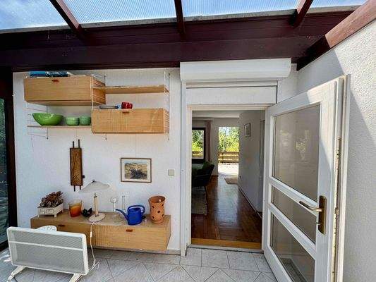 Blick zum Wohnzimmer