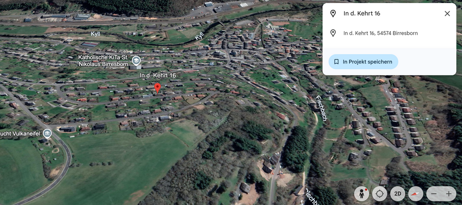 In der Kehrt 16, Birresborn - Google Earth