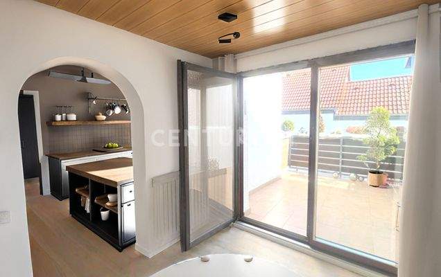 So könnte der Küchenbereich auch aussehen