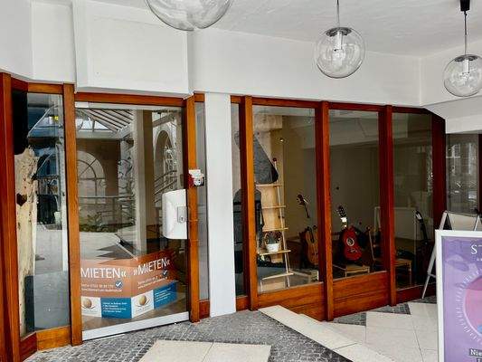 Schöne Schaufensterflächen