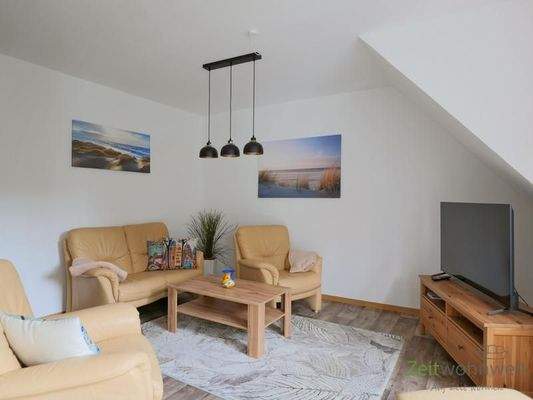 Blick ins Wohnzimmer