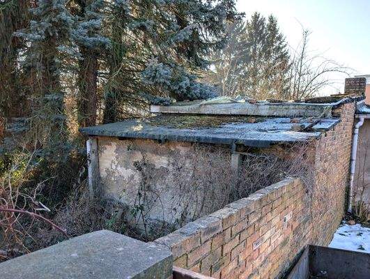 Gartenlaube abrissreif