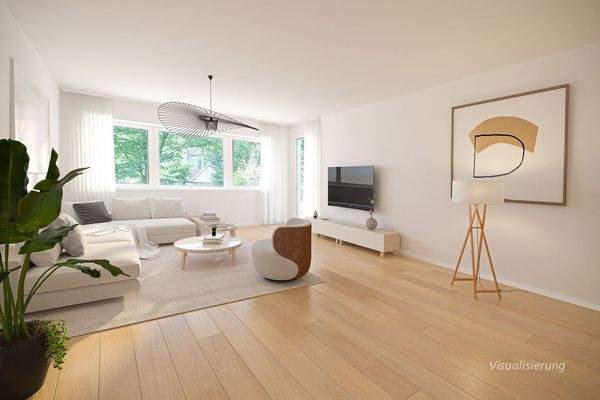 Wohnzimmer visualisiert