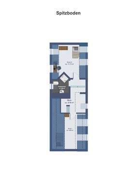Grundriss Spitzboden 