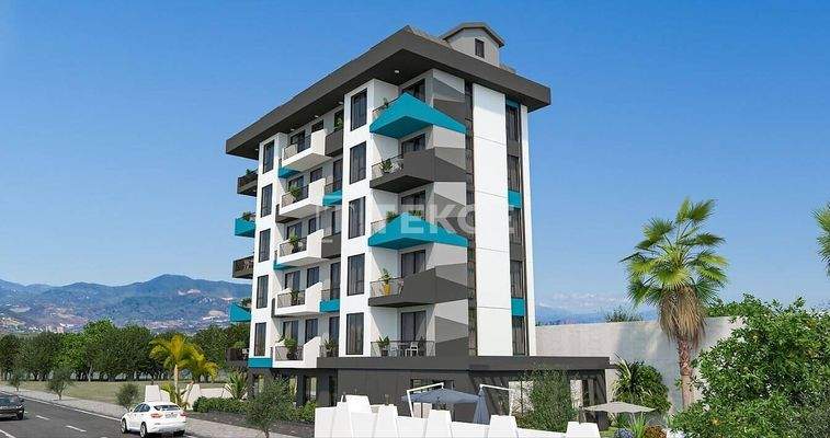 Chic Sea-View Apartments in Central Location in Avsallar Alanya