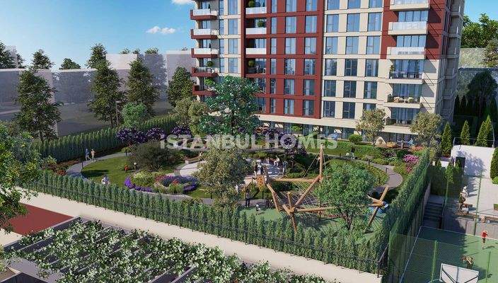 Balcony Flats on Basın Express Road in Bağcılar Istanbul