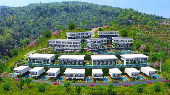Stylish Real Estate in Luxury Complex in Kargicak Alanya