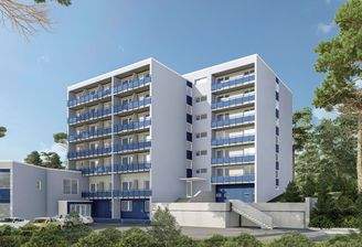 Modernes Apartmentgebäude