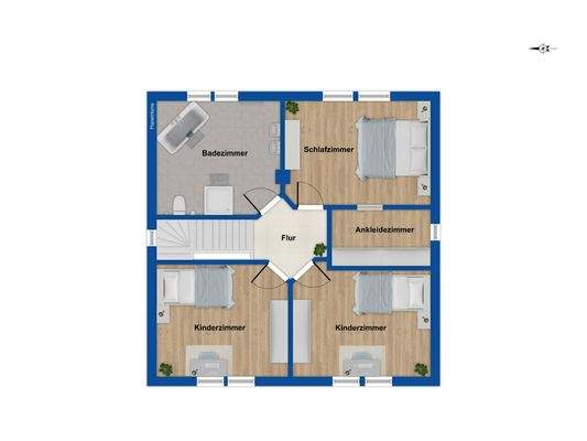 Grundriss Obergeschoss