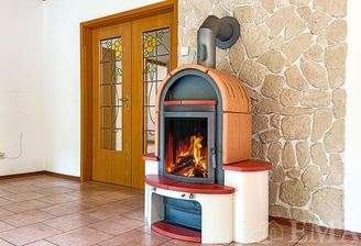 dekorativer Kaminofen