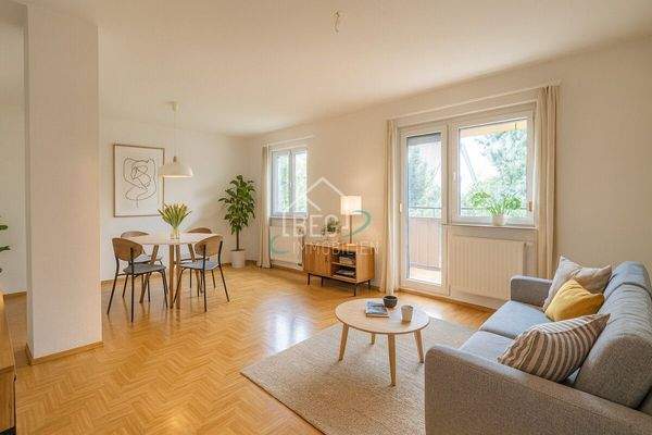 Wohnzimmer KI generiert