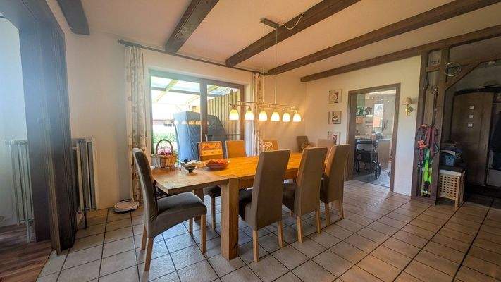 Esszimmer im Erdgeschoss