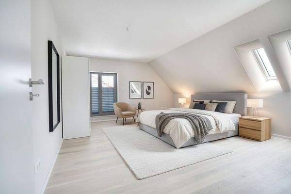 Schlafzimmer - mögliche Möblierung