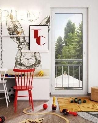 Inklusivausstattung Fenster Metalbrüstung