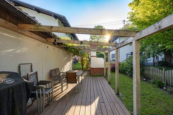 Gartenanteil mit Terrasse