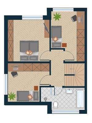 Grundriss Obergeschoss