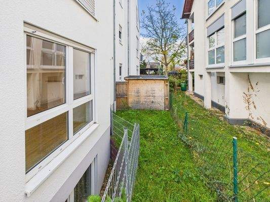 ...mit eigenem Garten