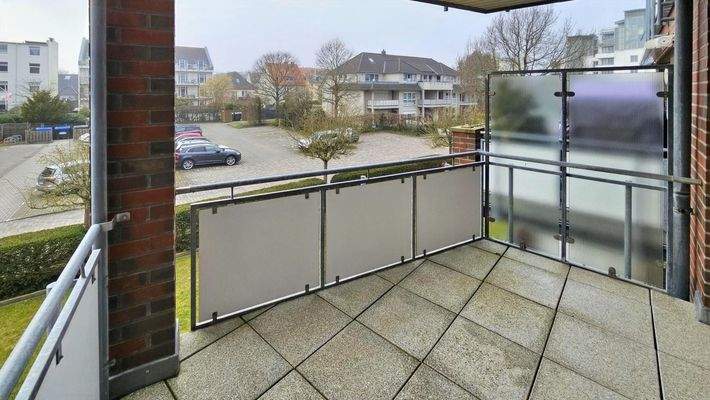 West-Nordwest-Blick vom Balkon