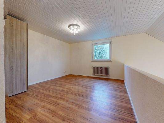 offenes Schlafzimmer