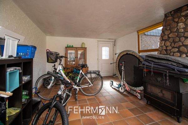 Wintergarten und Außenkamin