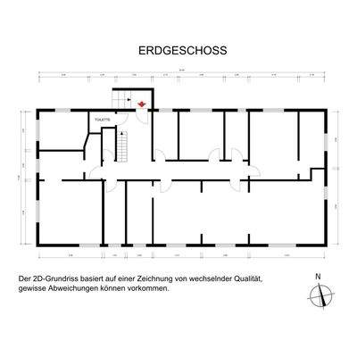 Grundriss Haupthaus EG 2D