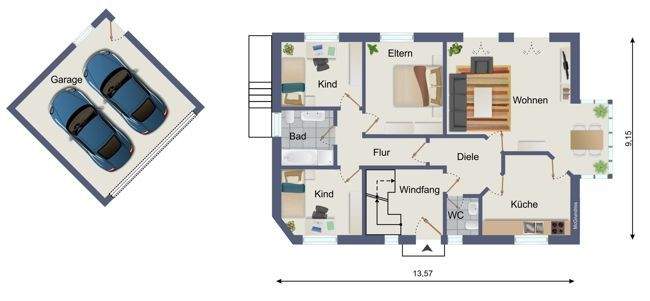 Grundriss Erdgeschoss