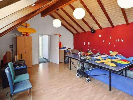 Hobbyraum Dachgeschoss