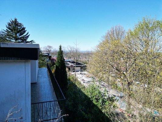 schöner Blick von der Terrasse