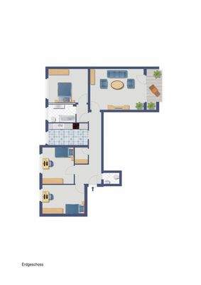 WE 45 - Grundriss gestaltet aktuell