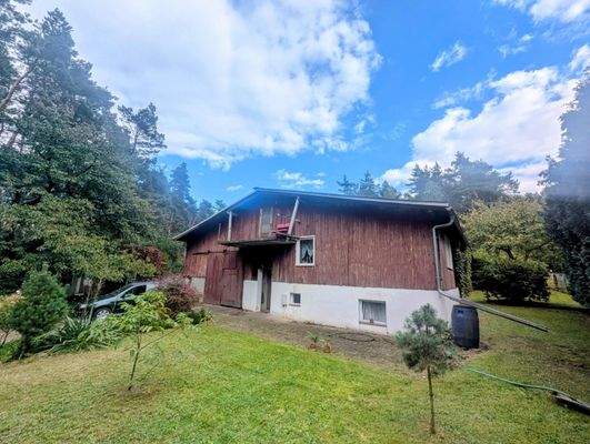 Ansicht des Wohnhauses (Giebelseite)