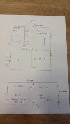 Grundriss KG und Garage