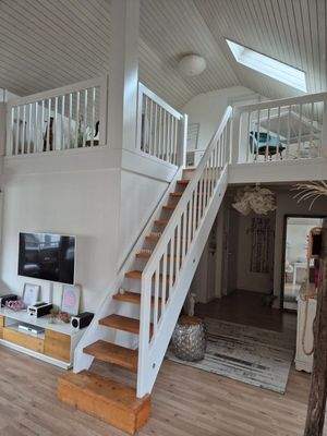 Treppenaufgang zum Beratungsraum