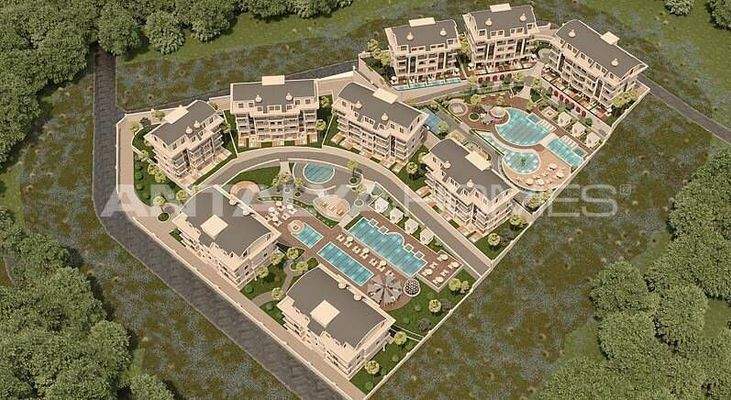 Luxury Flats Within Walking Distance to the Sea in Turkler Alanya