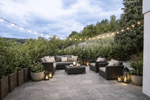 Terrasse EG - Einrichtungsbeispiel