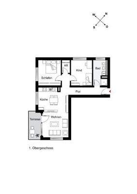 Grundriss WE B3-1-04