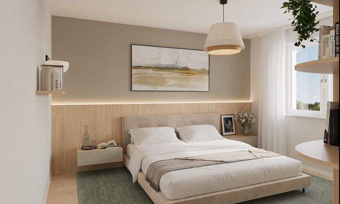 Visualisierung Schlafzimmer